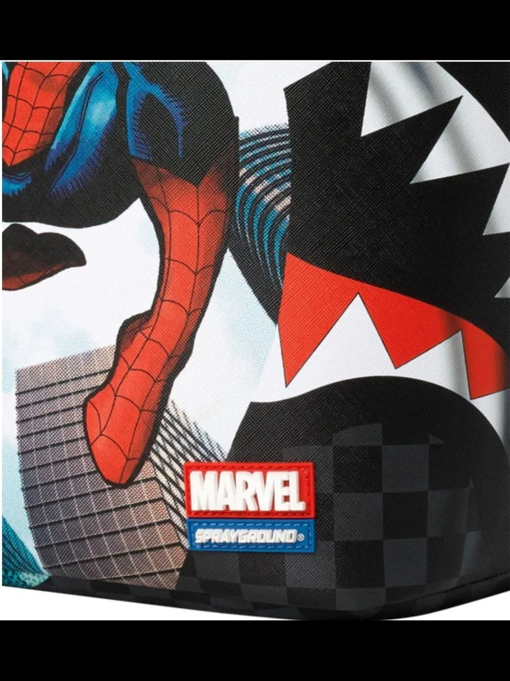 SPIDERMAN OFFICIAL COLLAB - PROTECT THE CITY BACKPACK  $80.00
